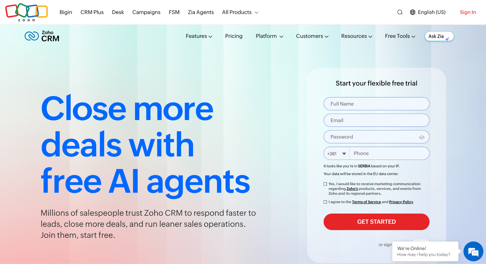 Zoho CRM