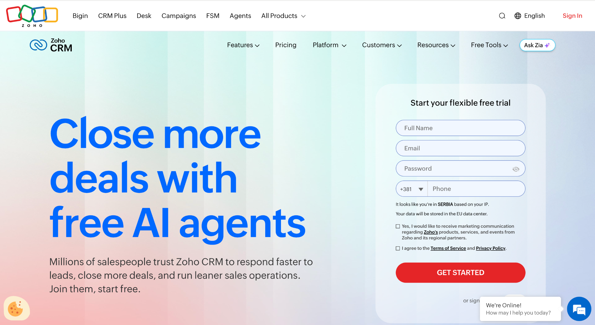 Zoho CRM