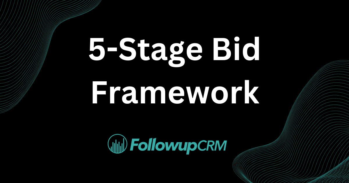 A Simple Framework for Tracking Construction Bids as Your Pipeline Grows