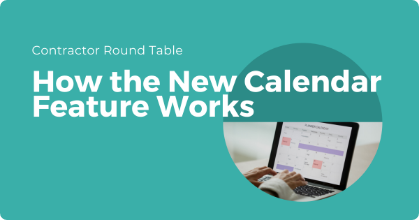 How the New Calendar Feature Works