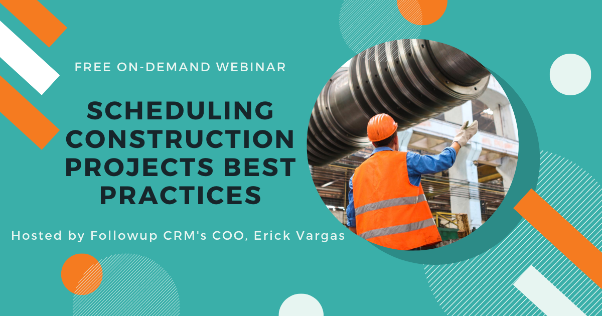Scheduling Construction Projects Best Practices