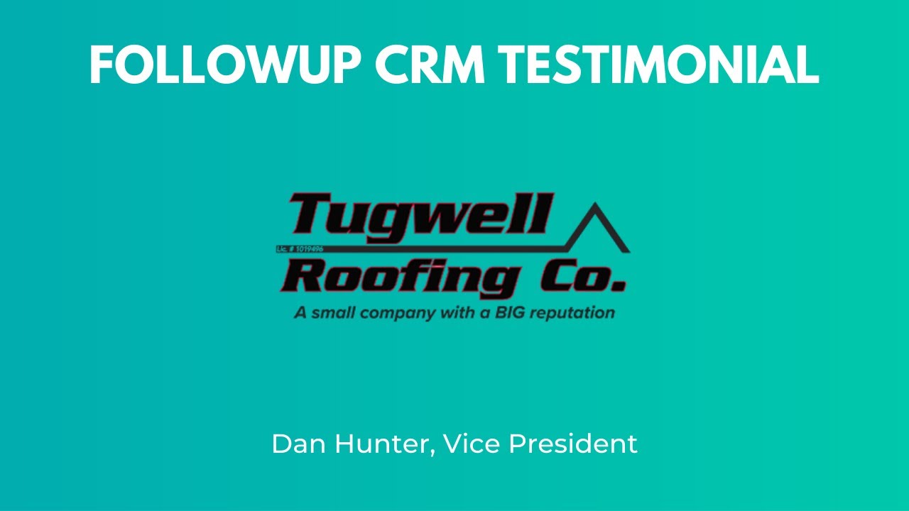 GAF Master Elite Testimonial - FollowUp Sales CRM for Contractors