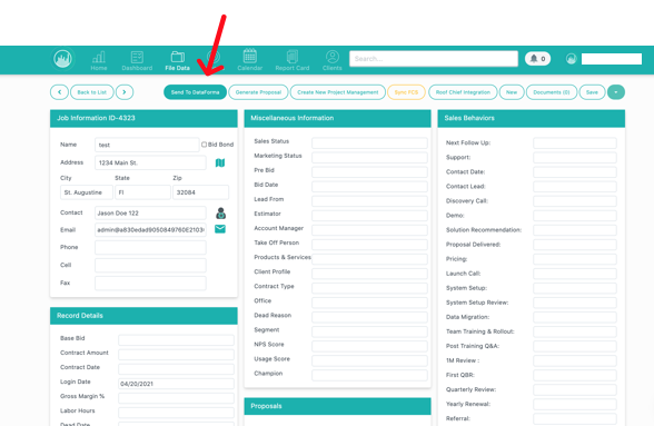 Followup CRM and Dataforma Integration Works