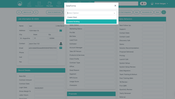 Followup CRM and Dataforma Integration Works