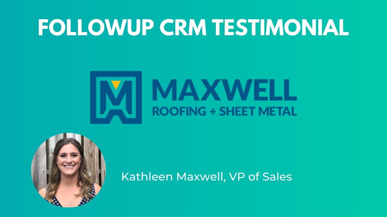 Maxwell Roofing & Sheet Metal Testimonial