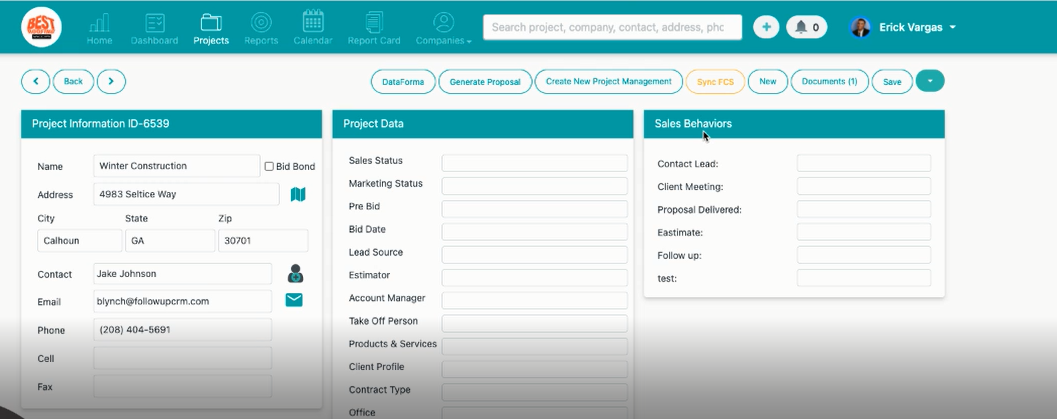 How the Followup CRM and Dataforma Integration Work