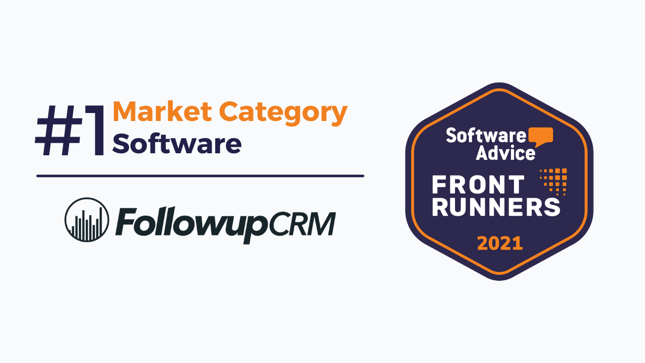 Followup CRM Named FrontRunner for Account Management Software
