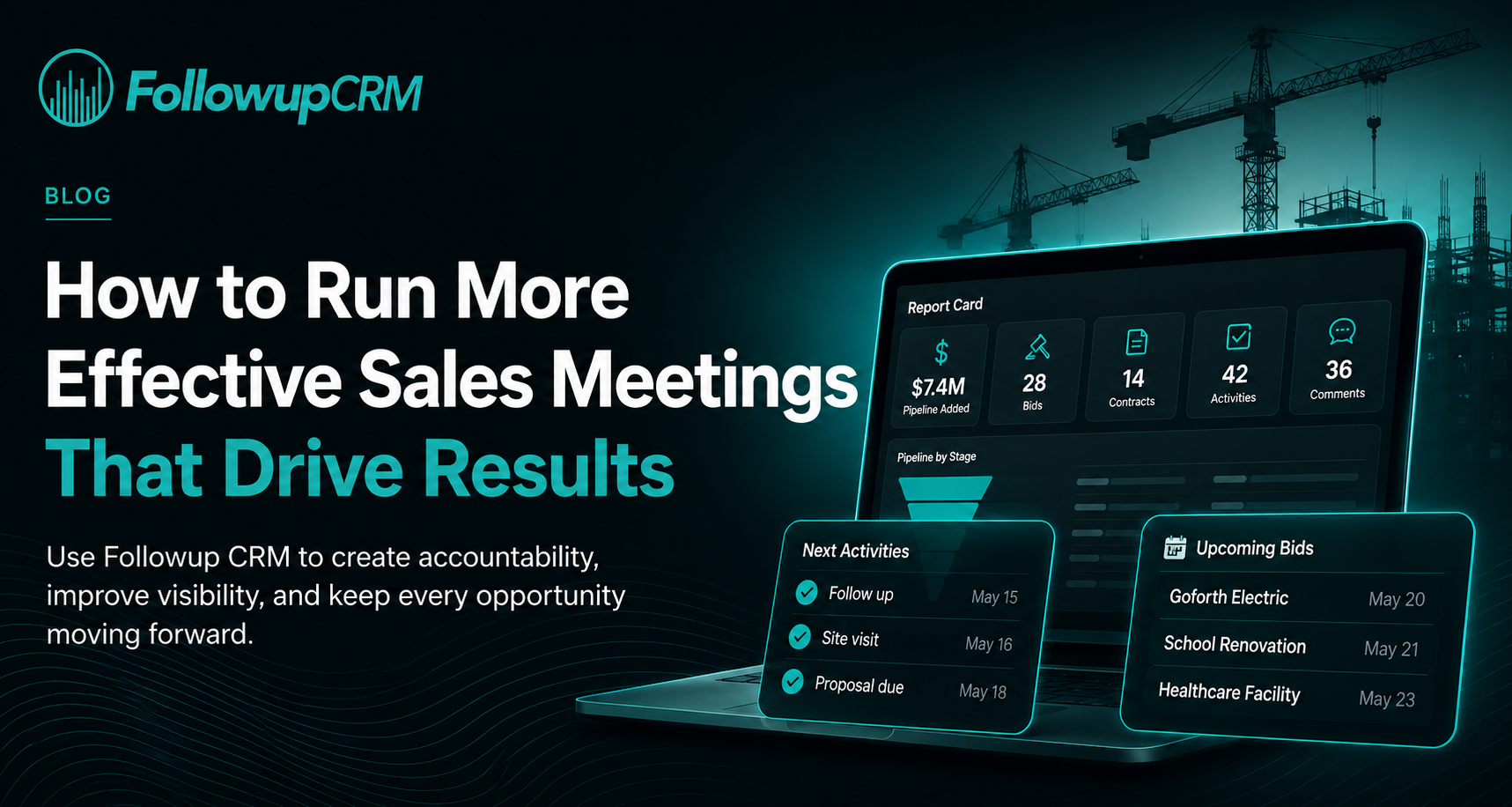 Run More Effective Sales Meetings for Your Contracting Business